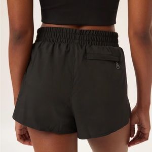 Girlfriend Collective Black Trail Shorts